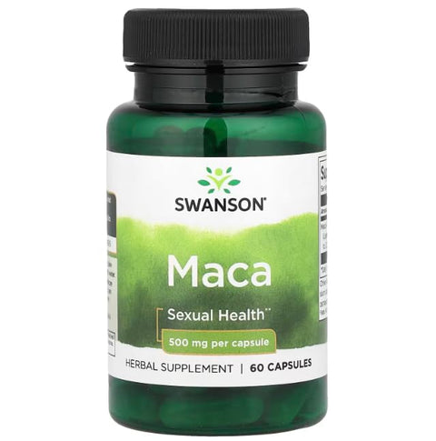 Maca Root Natural Energy Support | 500mg | 60 Capsules | Adaptogenic Wellness Formula | Focus, Vitality & Balance | Non-GMO & Vegan-Friendly