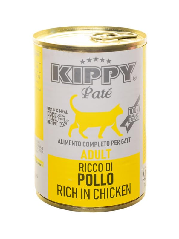 Kippy Pate with Chicken for Cats, 400 G - Yellow