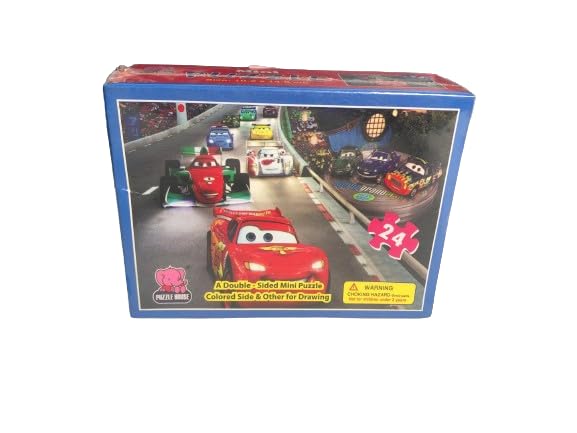 mini puzzle Cars Figurine, 24 Pieces, card board