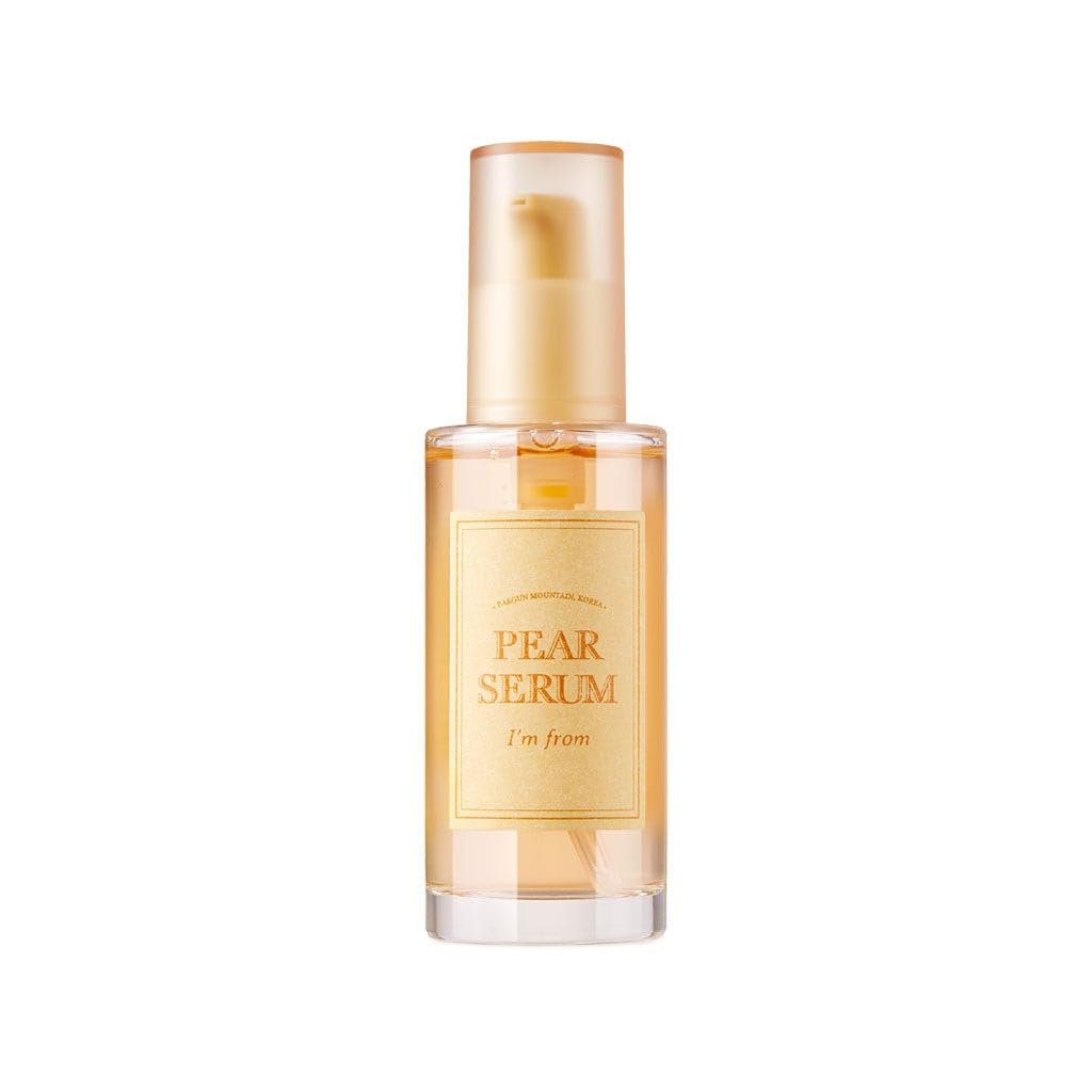 [I'm from] Pear Serum 1.69 Fl Oz, 83% Wild Pear Leaves, Soothes and Calms skin, Lightweight texture