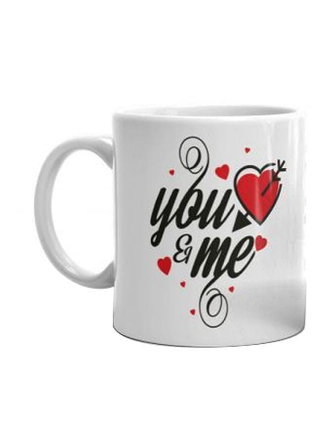 Mug Queen Printed Ceramic Mug White/Black/Red