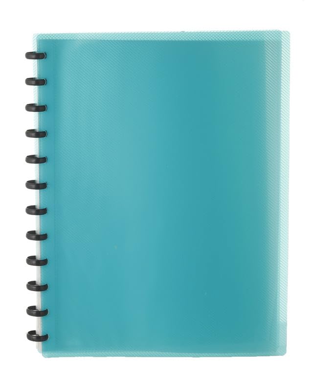 3A DGG1160 Plastic Inner Ring File With 60 Pockets 32 * 24 cm - Green