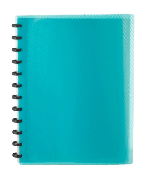 3A DGG1160 Plastic Inner Ring File With 60 Pockets 32 * 24 cm - Green