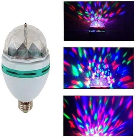 TRUE FIT®-Rotating RGB Disco Ball Light, Rotating Magic Ball Light, for Disco Birthday Party Club Bar Karokee Halloween Christmas # Rmadan - MultiColor