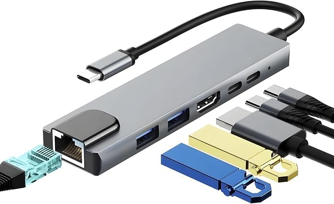 TYPE-C to HDTV 6 in 1 Adapter)