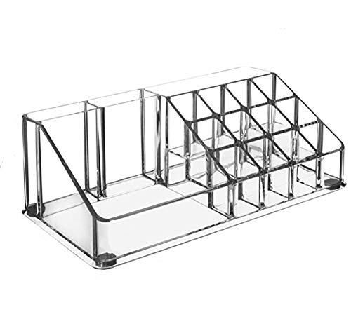 Acrylic Makeup & Lipstick Organizer, Cosmetic Brush Holder, Arranges Accessories, Beauty Display Container