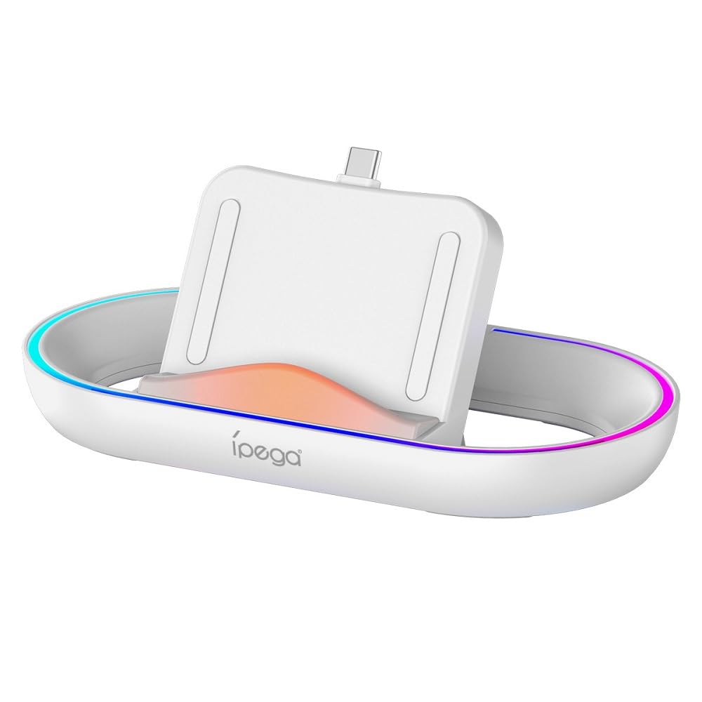 GQ Charging Dock Station Charger Stand for Ps Portal with RGB Light