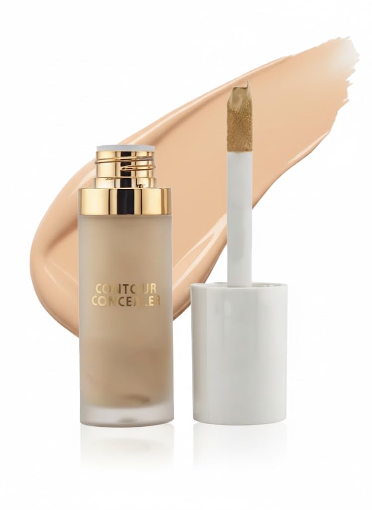 Concealer - Fair - Buildable Medium to Full Coverage Liquid Concealer - Covers Under Eye Dark Circles & Blemishes - Long-Lasting-N02