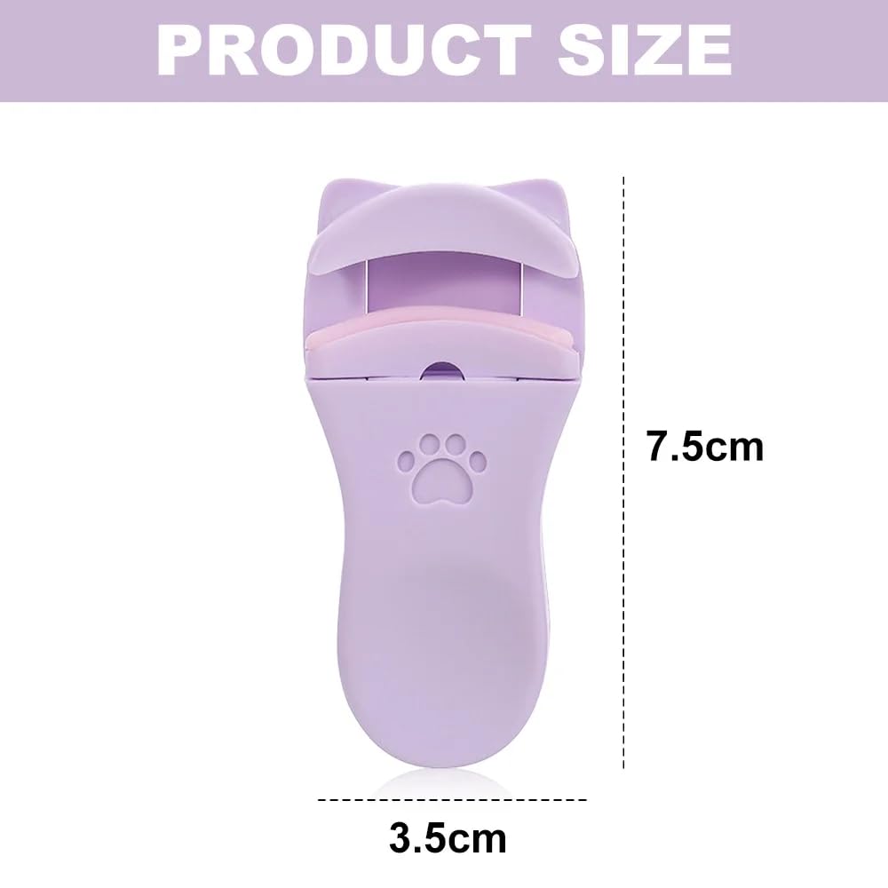 Practical Eyelash Curler, Elegant Design, Soft Silicone Pad, Natural and Stable Curl, Compact Size, Perfect for Daily Use and Travel
