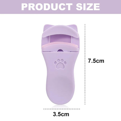 Practical Eyelash Curler, Elegant Design, Soft Silicone Pad, Natural and Stable Curl, Compact Size, Perfect for Daily Use and Travel