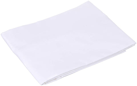 L'antique Plain Cotton Pillow Cover, 120x40 cm - White
