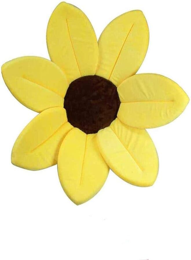 MORO Cute Flower Shape Baby Bath Mat Blooming Super Soft Plush Bathing Tube