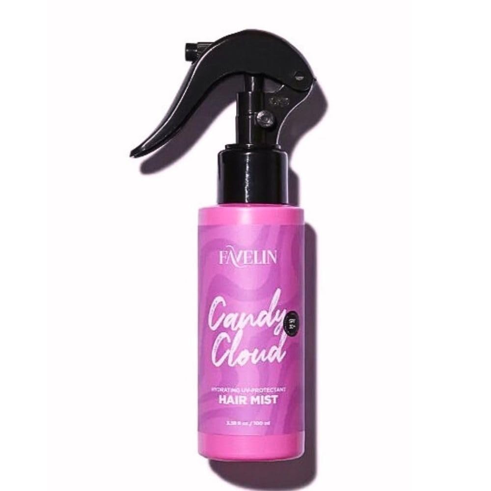Favelin Candy Cloud Hair Mist 100 ml | With Sugary and Sweet Scent of Candy | Refreshing and Hydrating | Effective Sun Protection With SPF 30+.