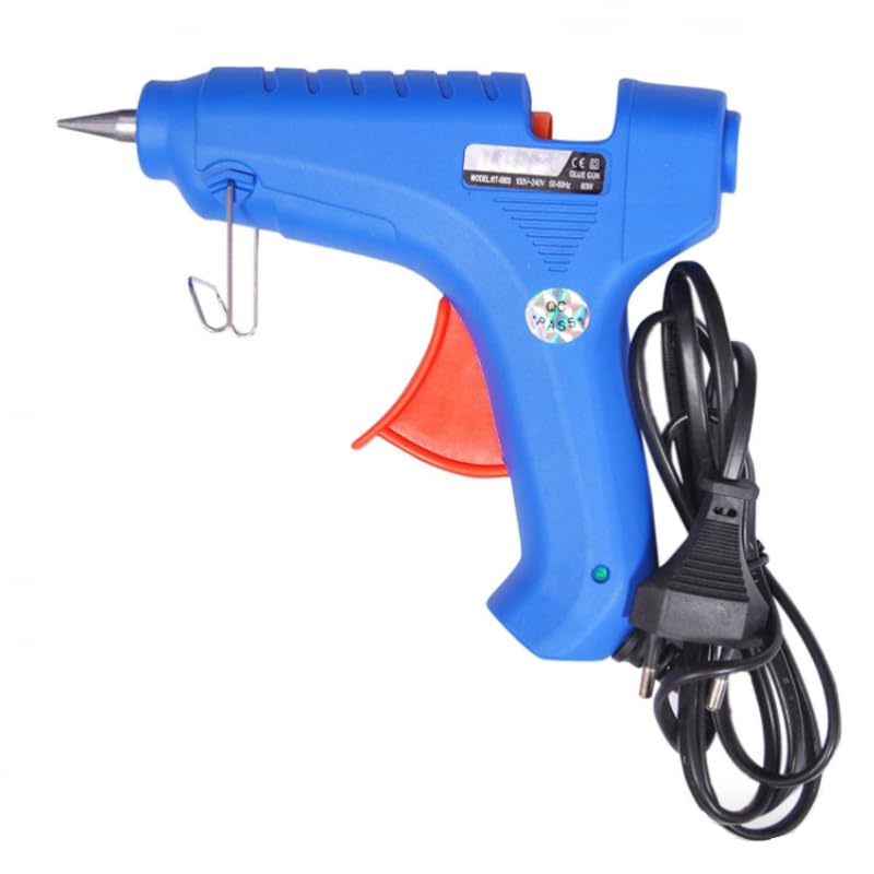 Generic Mini Hot Melt Glue Gun for Office and School (Blue)