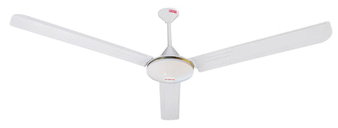 فريش Ceiling Fan, 56 Inch, 5 Speed, Copper Motor, White, Wall Mount