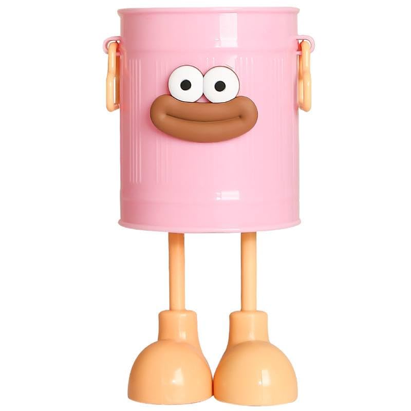 Next Store Mini Decor Desk Organizer with Legs, Fun Cartoon Design for Organizing Pens and Brushes and Add Exceptional Touch and Order to Your Home