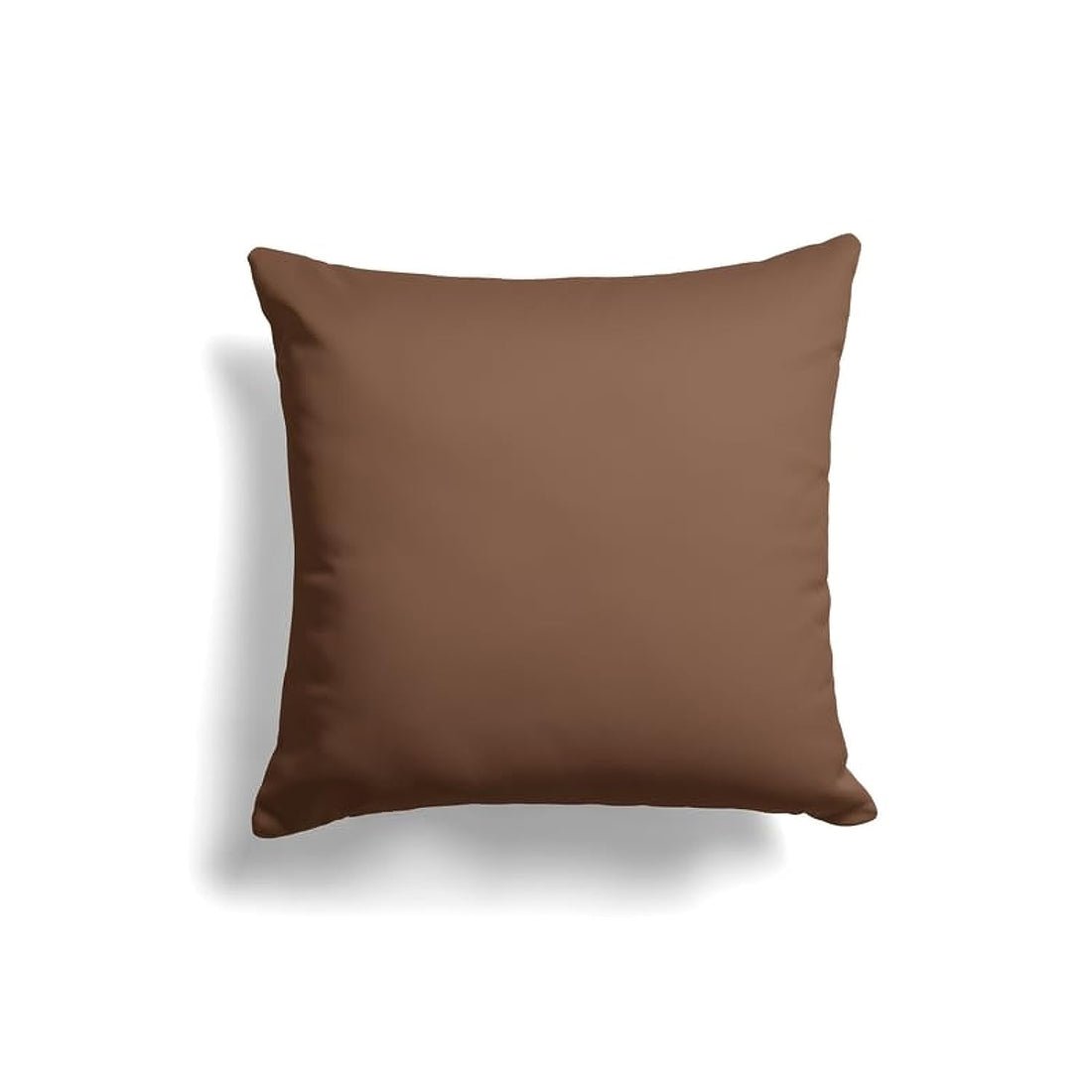 ART MOOD HOME velvet Plain Cushion 40W x 40L Brown
