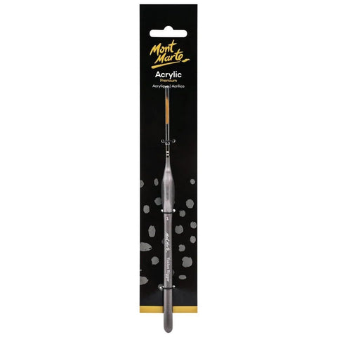 Artist Acrylic Brush Premium Taklon Rigger 1