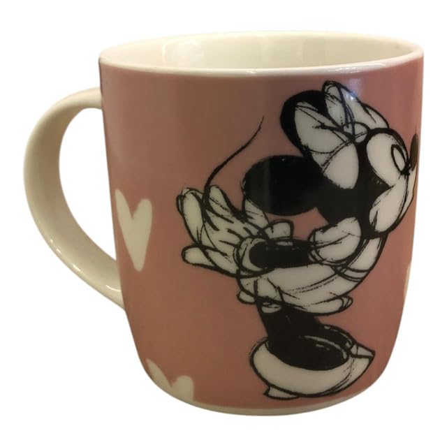 Ceramic Mug, 350 Millilitres, Minnie Mouse Design for Coffee and Tea
