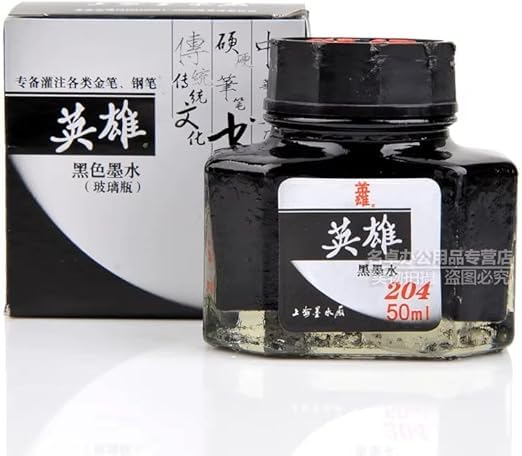 Hero Blue Ink Washable For Fountain Pens - Black