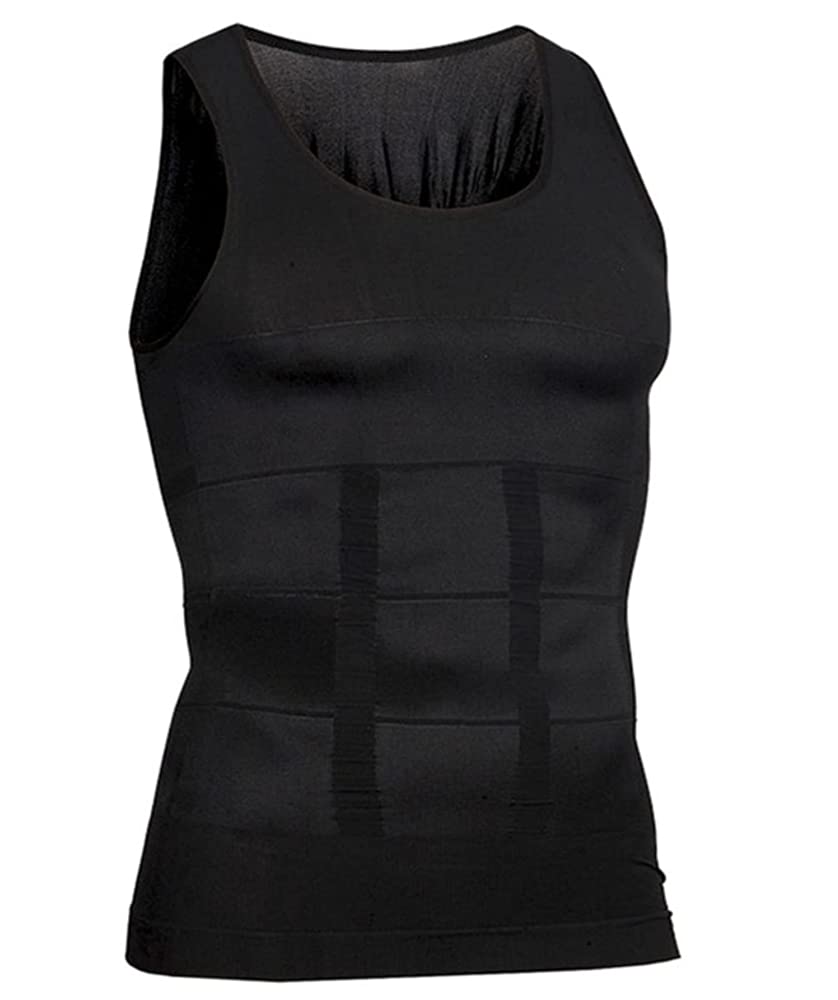 Men Slimming Body ShaperTop Undershirt Body Shaper Waist Cincher Corset Men Shaper Vest Body Slimming Tummy Belly Slim Body Shapewear Corset for Fitness,Tummy control