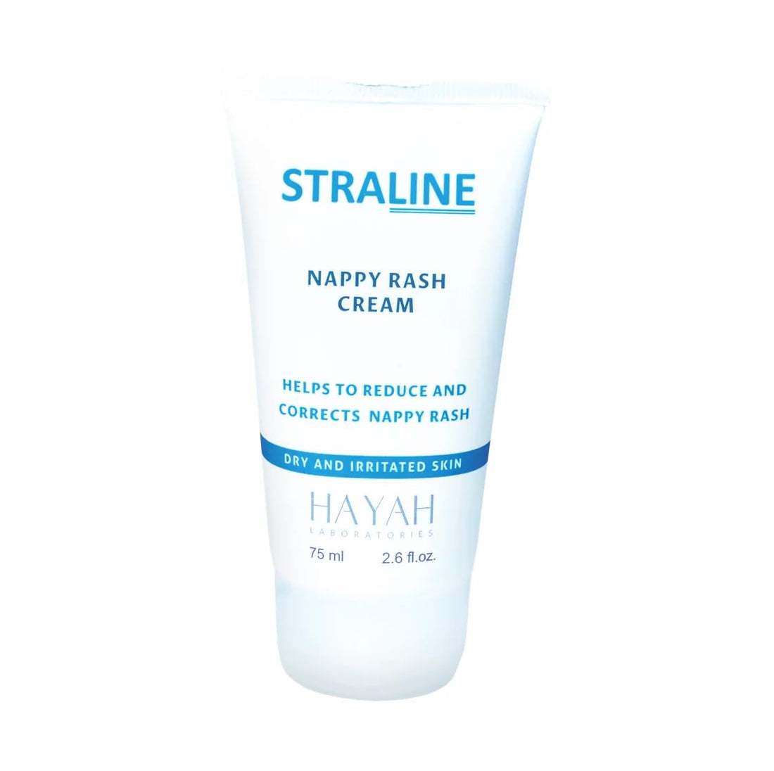 Hayah Laboratories Straline Nappy Rash Cream 75ml - Baby - Cream - Prevents and Protects Against Skin Irritation and Rashes