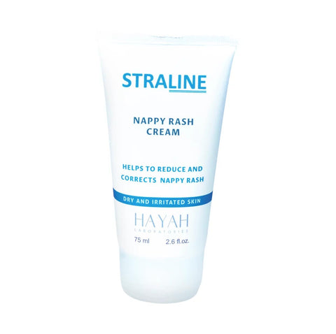 Hayah Laboratories Straline Nappy Rash Cream 75ml - Baby - Cream - Prevents and Protects Against Skin Irritation and Rashes