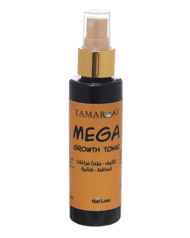 Mega Growth Tonic For Hair Loss,It Works To Thicken And Fill The Gaps, Hair Loss And Dandruff,150Ml, Multi Color