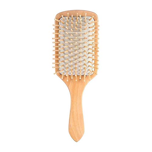 YezefennhfSZ Hair Brush, Wooden Hair Care Massage Comb Spa Massage Comb Head Promote Blood Circulation Antistatic Hair Brush Comb Massage.