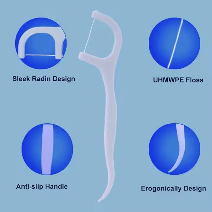 Dental Floss for Oral & Gum Care - Prevent Cavities - 30 Pieces
