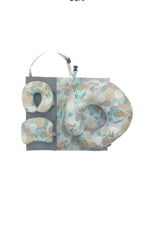 Moro Moro 3 Baby Nursing Pillow with Washable Cotton Cover Multicolor and Graphics
