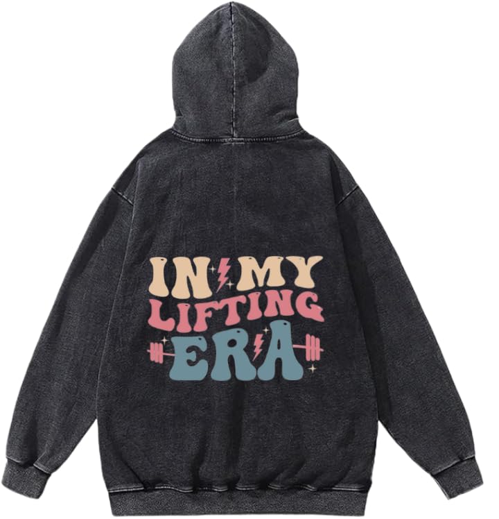Hoodie Washed workout gym pilates Back 20