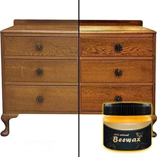 Beeswax Wood Polish Cleaner and Polish Wood Multi Use Traditional Furniture Polish Natural