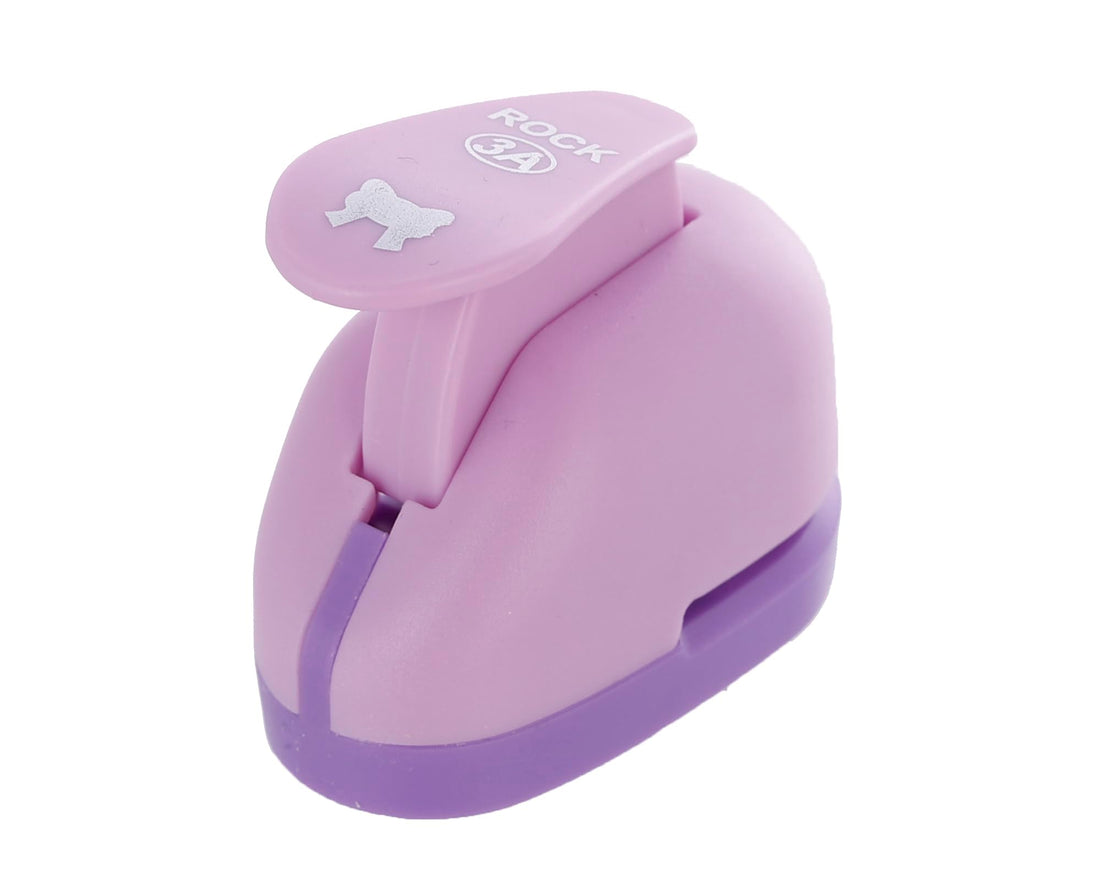 3A Plastic Paper Cutter Bow Shape For Kids - Mauve ZH810-3A-4969-Mouve4