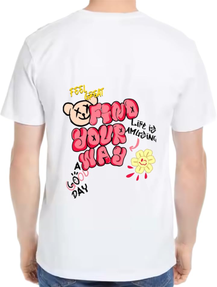 FIND YOUR T-shirt Back White