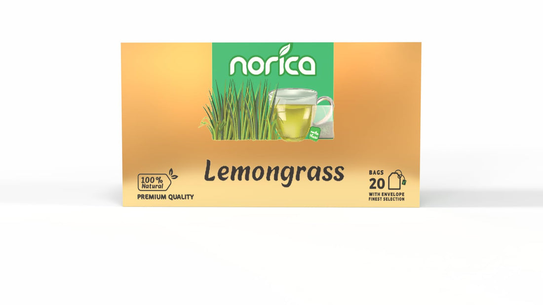 Norica 100% Natural Lemongrass Herbal Tea - 20 Tea Bags