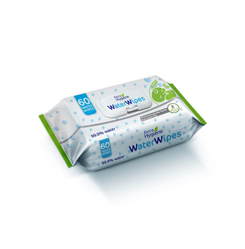 Extra Hygiene Water Wet Wipes Baby Moisturising 60W