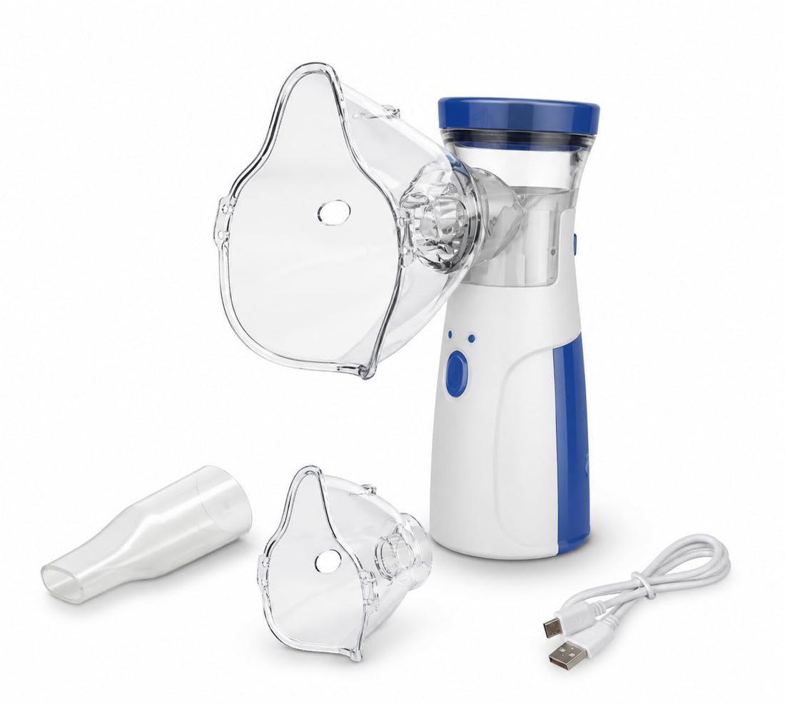 Mesh Nebulizer Portable Steamer with Quiet Operation Compact Design for Home, Travel, Car, and Daily Commute