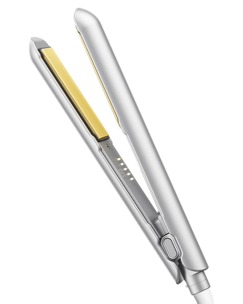 SHEGLAM Hair Sleek Chic Insta-Heat Straightener,2-in-1 Straight & Curly Hair,Negative Ion Hair Straightener 10-Minute Fast Straightening