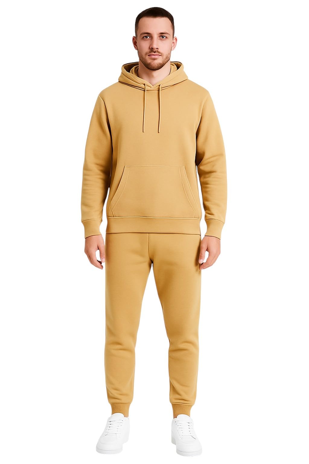 MIZA Men's Sportswear Set Comfortable Pullover Hoodie Pants Multi Color Available Youth Men