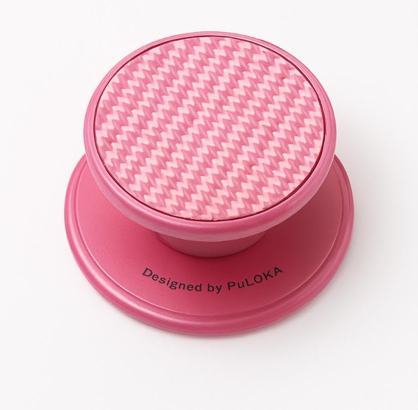 ANKHGIFTSHOP Phone Grip Holder, Premium Textured Surface Design,Mobile Stand (Pink)