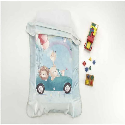 Mora blanket for newborns Lumby K98 - Color: Blue - Size: 80 * 110 - Weight: 0.896 kg, Country of origin: Spain. Mora blanket