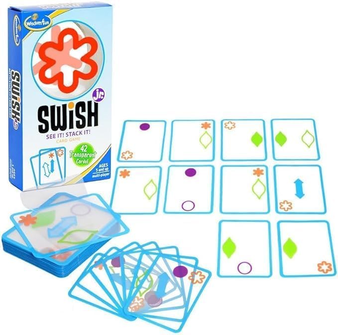 Swish Junior Card Game - 42 cards to develop spatial and visual thinking for young children