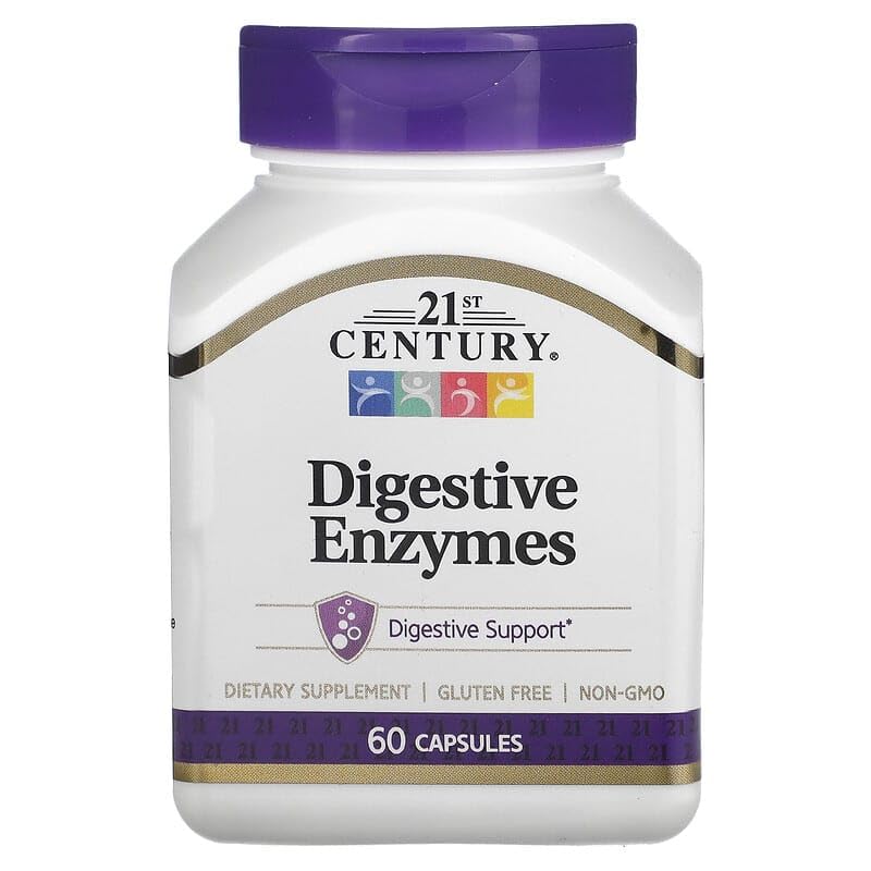 Digestive Enzyme Support Complex – Promotes Nutrient Absorption & Digestive Comfort – 60 Capsules