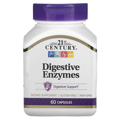 Digestive Enzyme Support Complex – Promotes Nutrient Absorption & Digestive Comfort – 60 Capsules