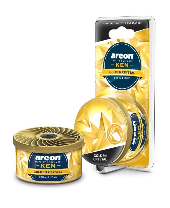 AREON Ken Car Air Freshener - Golden Crystal
