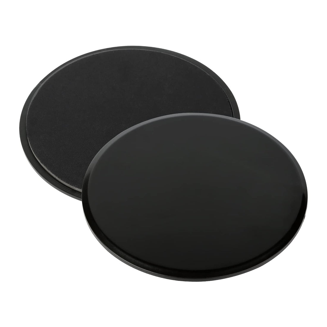 Upgrade Exercise Sliders, Sliders Fitness Equipment, Floor Sliders Exercise, Fitness Discs for Working Out Fitness Discs for Pilates Women Men, 2 Pack, Black