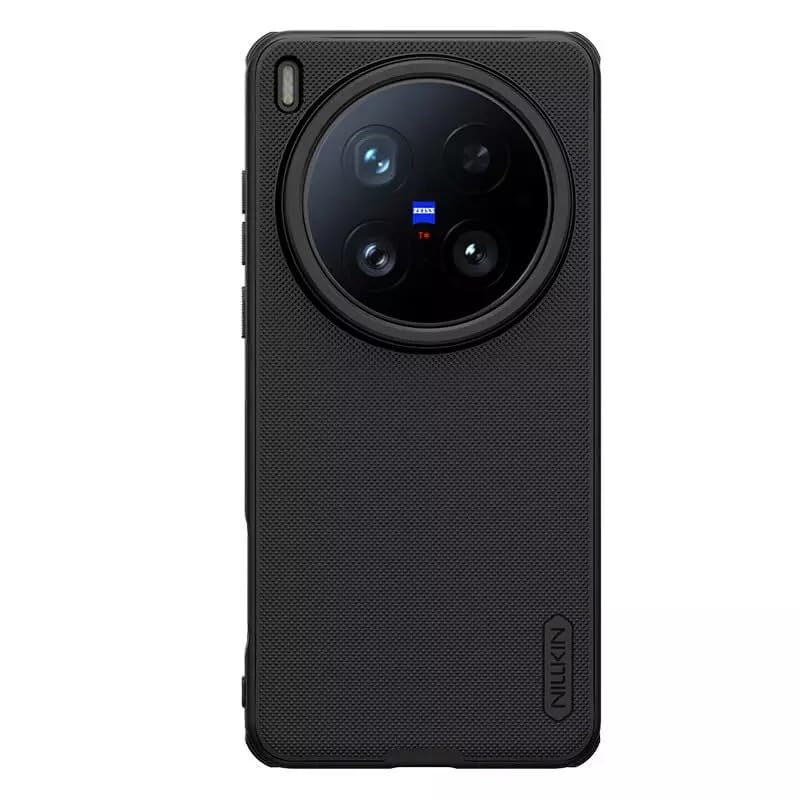 Nillkin Super Frosted Shield Pro Matte Cover Case for Vivo X200 Ultra, Premium Rugged Shockproof Protection, Anti-Skid Frosted Texture, Slim Hard Armor Back Cover -Black