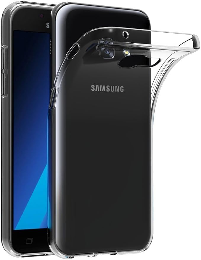 Case for Samsung Galaxy J7 Prime/Galaxy On7 (2016) / Galaxy On Nxt (5.5 inch) Soft TPU Rubber Gel Bumper Transparent Back Cover