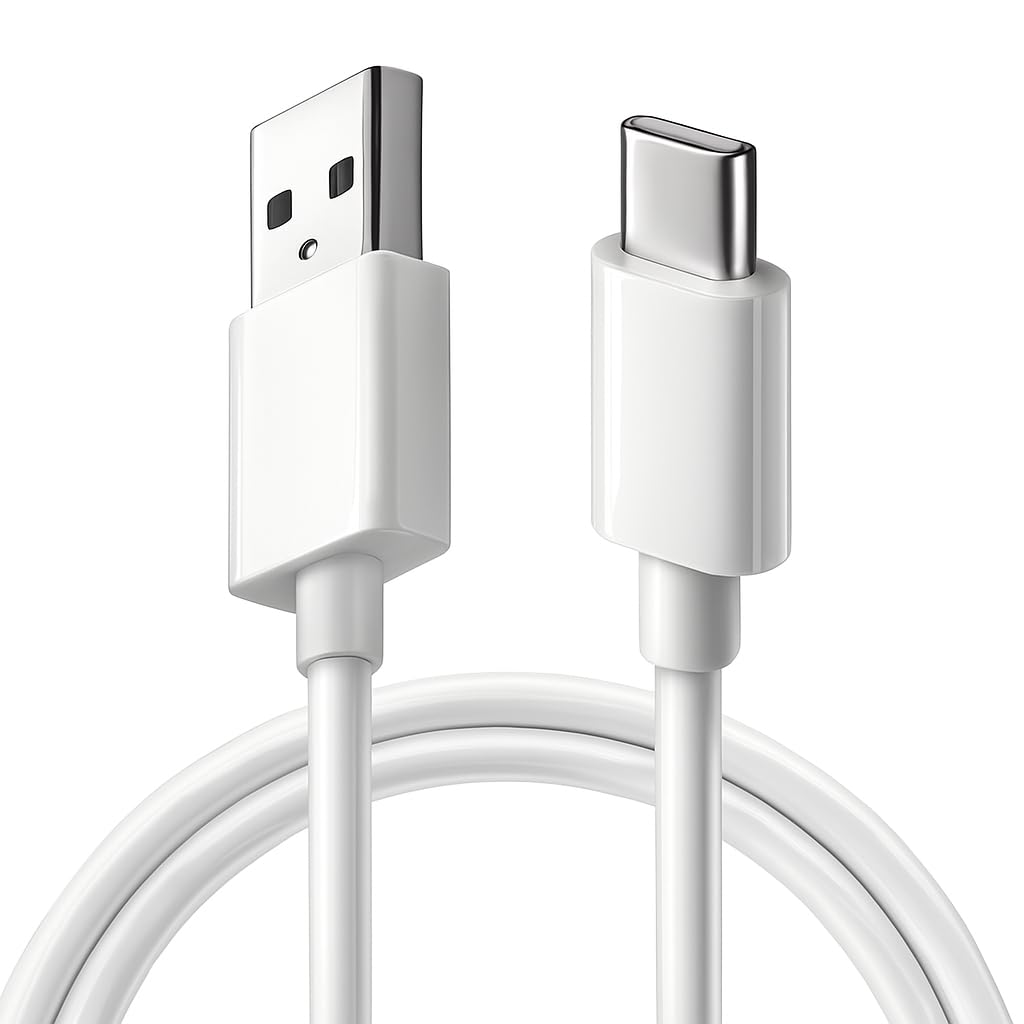 Super Dart/Super VOOC/Warp Charge/Dash Charge/SuperVOOC cable ; Very Fast mobile Charging Cable (White 10A (120W))